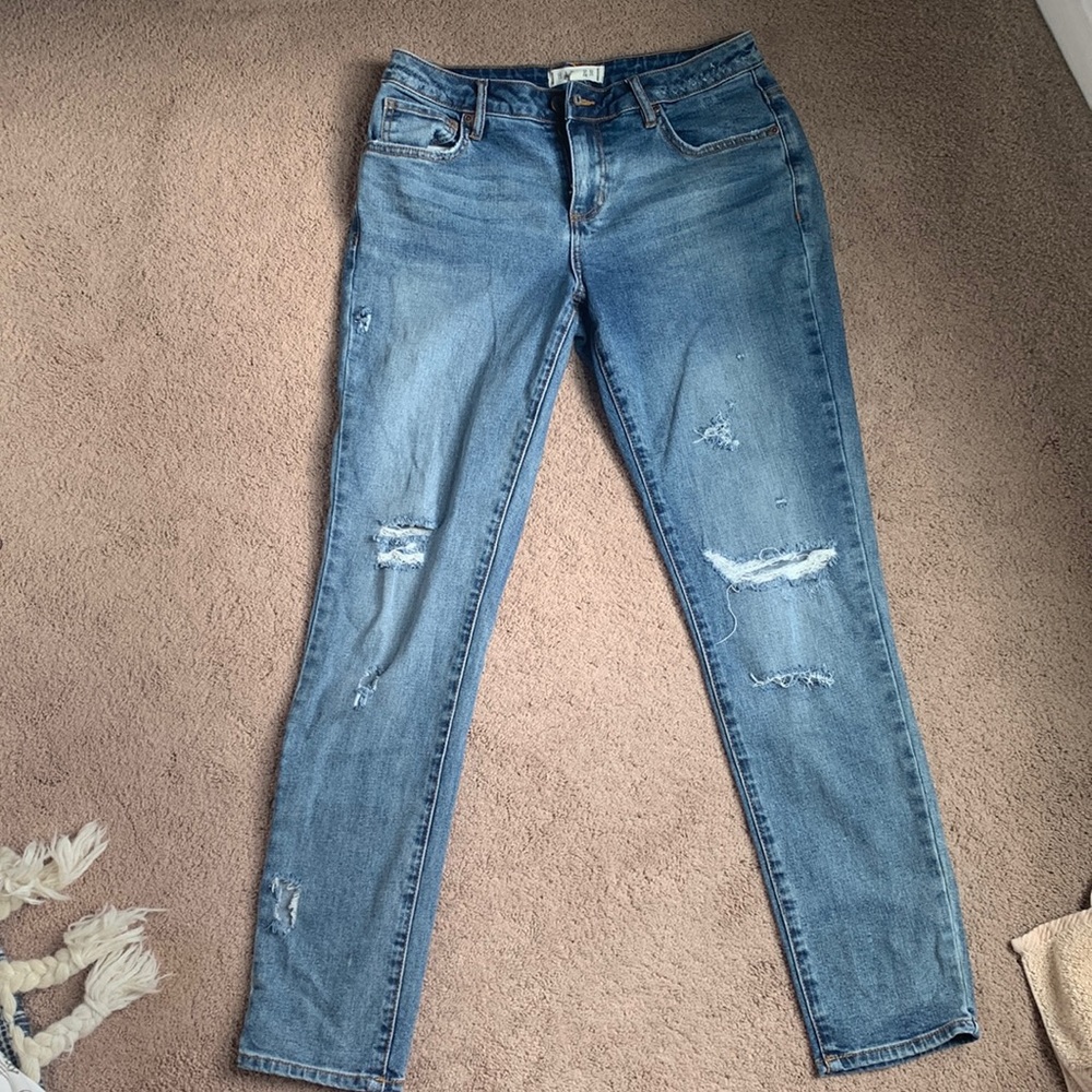 Harper Heritage Mid Rise Girlfriend Jeans